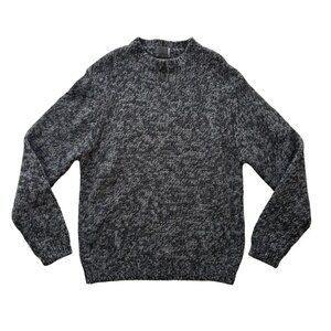 VTG 90s DRIVING FORCE 100% Wool Chunky Fisherman Style Crewneck Sweater  MEN'S M